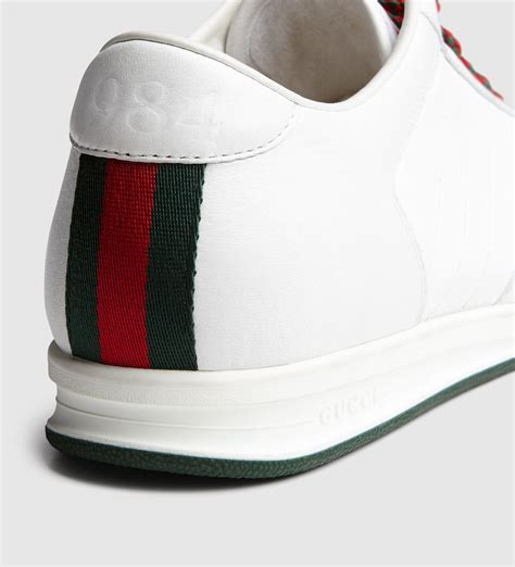 gucci sneakers women's white|gucci white low top sneakers.